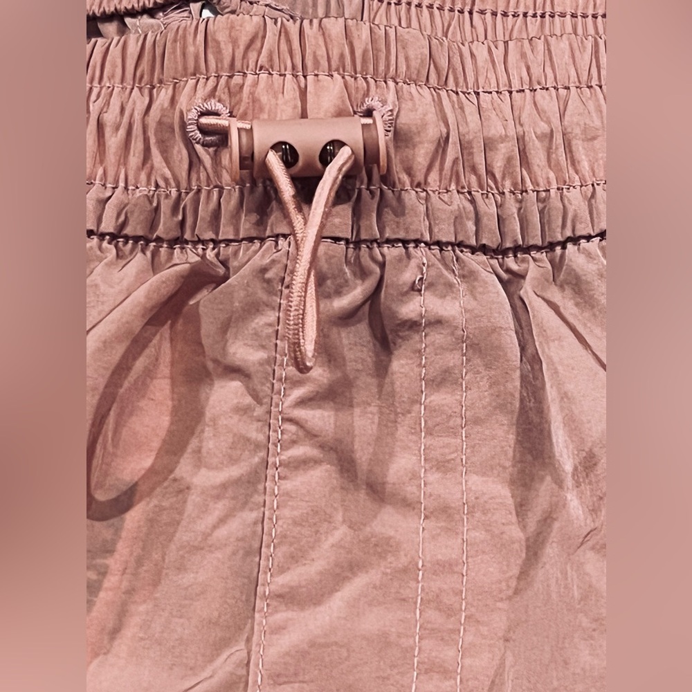 NWT PINK VS Satin Parachute Cargo Shorts - Picture 8 of 14